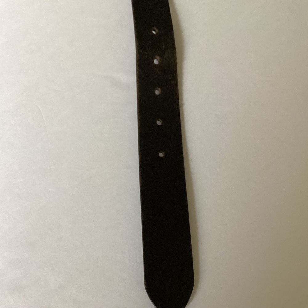 Polo Ralph Lauren Belt Mens 36/90 Black Italian Saddle Leather - Picture 14 of 15